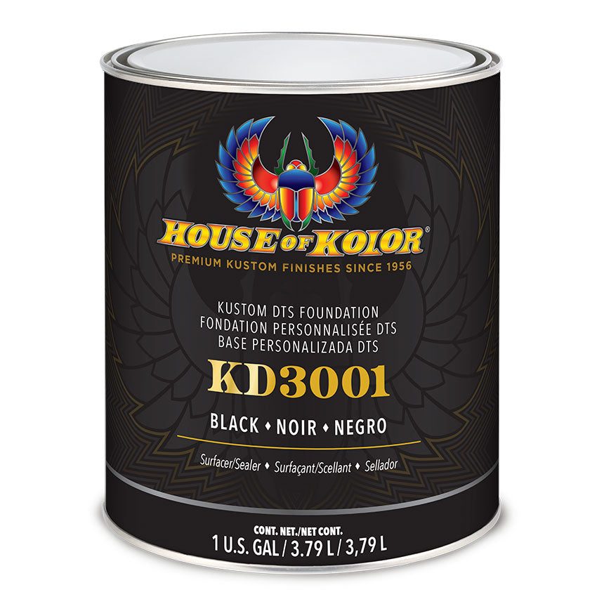 House of Kolor KD-3001 Black Kustom DTS Foundation Surface Sealer