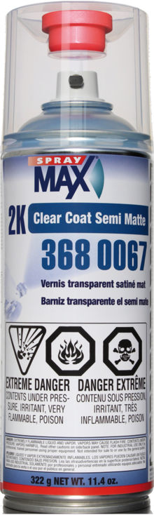 SprayMAX - 2K High Gloss Glamour Clear Coat Aerosol