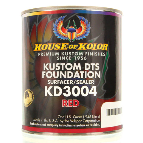 House of Kolor KD-3004 Red Kustom DTS Foundation Surface Sealer KD3004