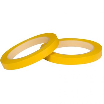 Shurtape FLS 325 Yellow High-Temperature PVC Fineline Masking Tape - 1/2 in x 60 yd product image