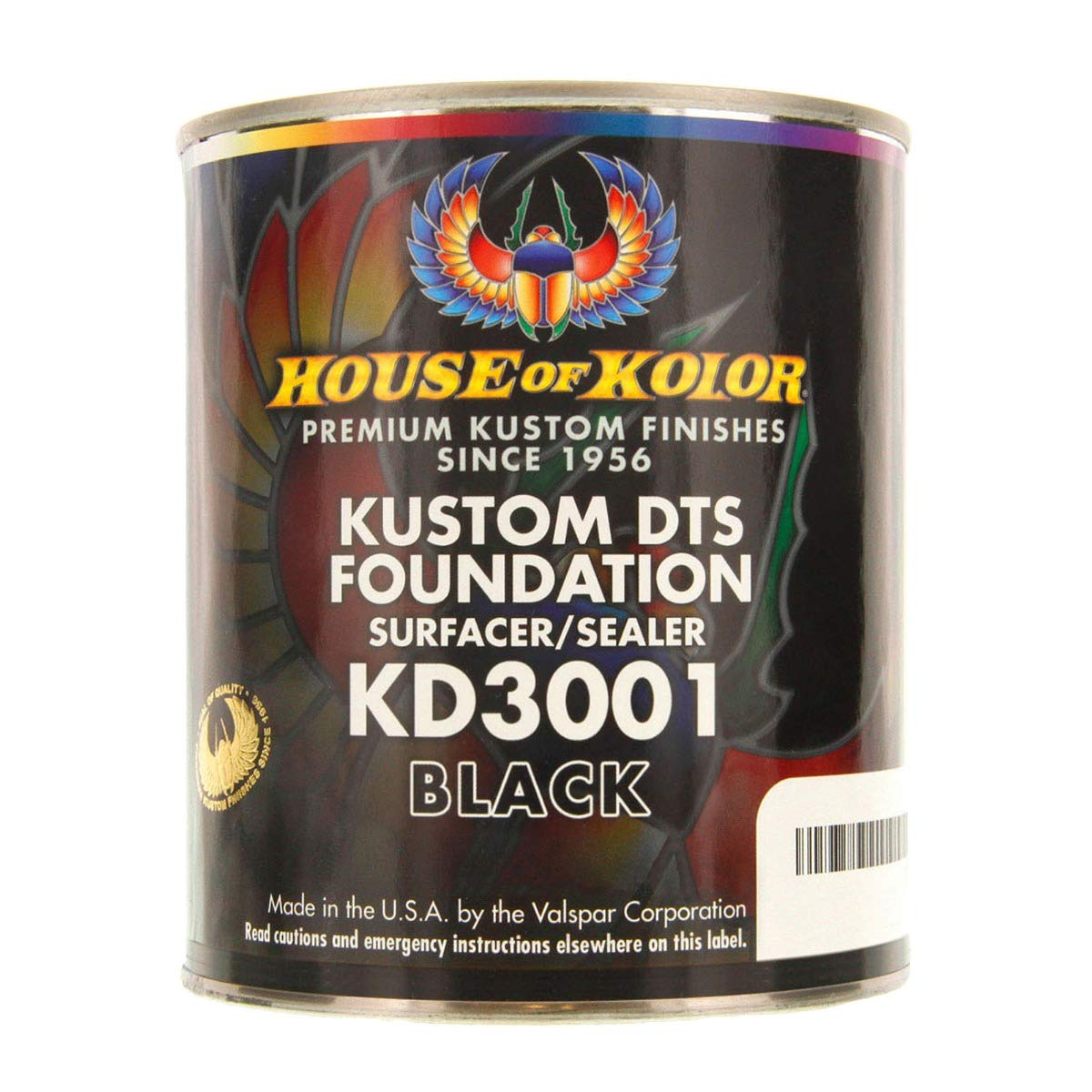 House of Kolor KD-3001 Black Kustom DTS Foundation Surface Sealer 