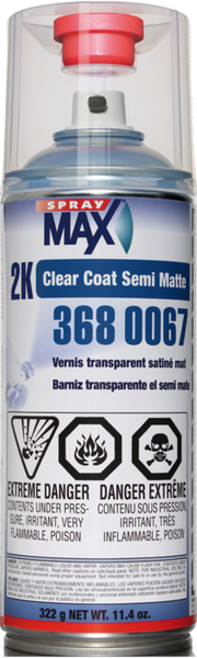 Semi-Gloss (Satin) 2 Pack Clearcoat 100ml (2K Urethane), ZP-3031
