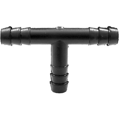 Au-ve-co® 10110 Tee Connector, 1/4 in Barbed x 1/4 in Barbed x 1/4 in Barbed, Nylon