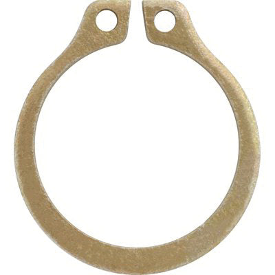 Au-ve-co® 10129 Basic External Retaining Ring, 2-1/2 in Dia Shaft, 2.36 in Dia Groove, Zinc-Plated
