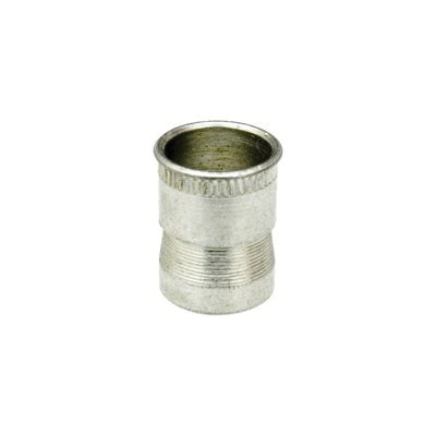 Au-ve-co® NUTSERT® 10275 Nut Insert, #10-32 Thread, 0.03 in Thick Material, 0.185 in L, Mild Steel, Tin-Plated
