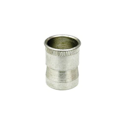 Au-ve-co® NUTSERT® 10276 Nut Insert, 1/4-20 Thread, 0.03 in Thick Material, 0.255 in L, Mild Steel, Tin-Plated