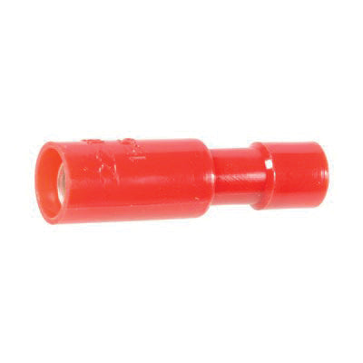 Au-ve-co® 10720 Snap Plug Connector, Vinyl Insulation, Red