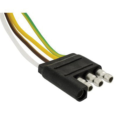Au-ve-co® 10783 Harness Plug Receptacle, 48 in OAL, Male, 4 -Wire, 18 AWG Wire