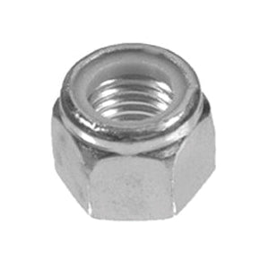 Au-ve-co® 11049 Insert Lock Nut, M4x0.7 Thread, Heat Treated Alloy Steel, Zinc-Plated