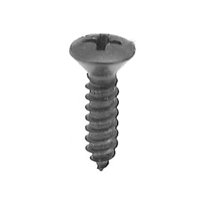 Au-ve-co® 11086 Tapping Screw, #10 Thread, 3/4 in OAL, Phillips Oval Head, Black Oxide