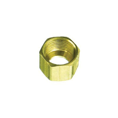 Au-ve-co® 114 Fitting Nut, 3/8 in Compression, Brass