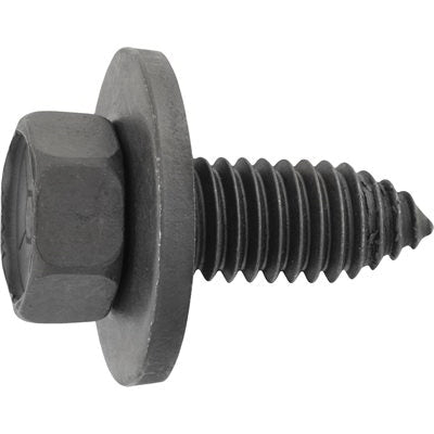 Au-ve-co® 11109 Body Bolt, System of Measurement: Imperial, 3/8-16 Thread, 1 in L, Hex, Sems® Head, 9/16 in Head