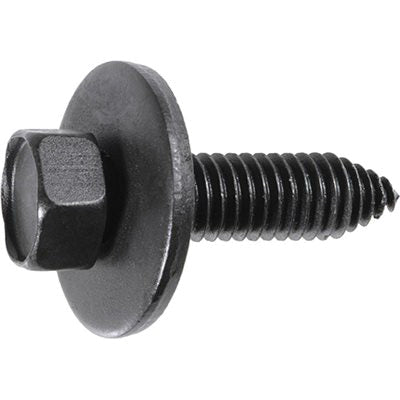 Au-ve-co® 11110 Body Bolt, System of Measurement: Imperial, 3/8-16 Thread, 1-3/8 in L, Hex, Sems® Head, 9/16 in Head