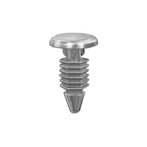 Au-ve-co® 11129 Single Head Weatherstrip Retainer, System of Measurement: Imperial, Nylon