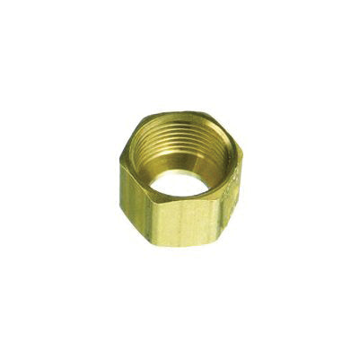 Au-ve-co® 112 Fitting Nut, 1/4 in Compression, Brass