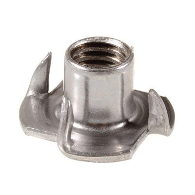 Au-ve-co® TEENUT® 11325 Claw Prongs Slimline Round Base Teenut, Imperial, 1/4-20 Thread, 0.289 to 0.294 in Dia Barrel