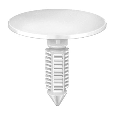 Au-ve-co® 11350 Single Head Door Panel Retainer, System of Measurement: Imperial, Nylon