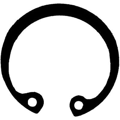Au-ve-co® 11495 Internal Retaining Ring, 62 mm Dia Shaft, 65 mm Dia Groove, Oil/Phosphate-Coated
