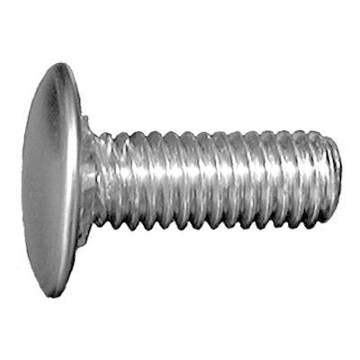Au-ve-co® 11614 Bumper Bolt, System of Measurement: Imperial, 3/8-16 Thread, 1 in L, Pan Head, Zinc