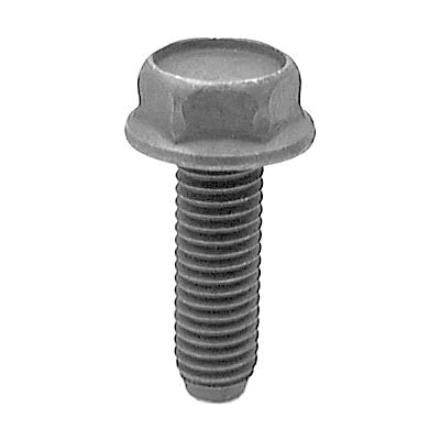 Au-ve-co® 11639 Bolt, System of Measurement: Metric, M8x1.25 Thread, 25 mm L, Hex Washer Head, 13 mm Head
