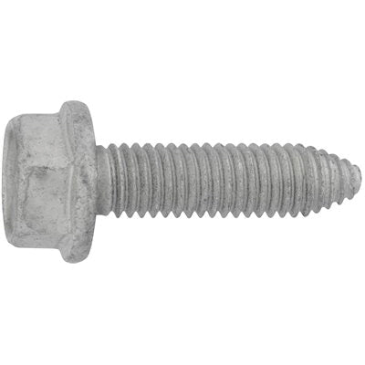 Au-ve-co® 11640 Body Bolt, System of Measurement: Metric, M8x1.25 Thread, 30 mm L, Hex Washer Head, 13 mm Head