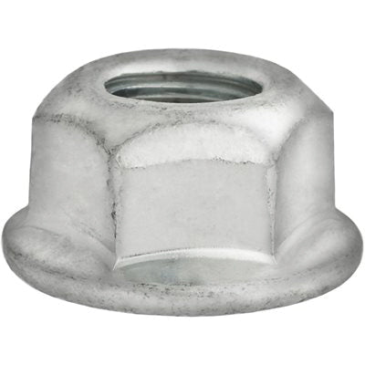 Au-ve-co® 11708 Flange Lock Nut, System of Measurement: Metric, M10x1.5 Thread, 15 mm Width Across Flat, 11.5 mm H