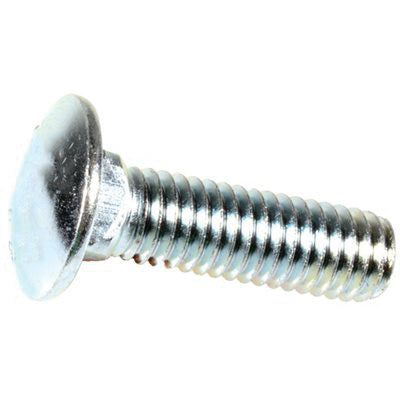 Au-ve-co® 11771 Bumper Bolt With Hex Nut, System of Measurement: Imperial, 7/16-14 Thread, 1-1/2 in L, Zinc