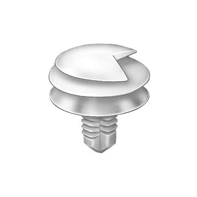 Au-ve-co® 11774 Triple Head Door Trim Panel Retainer, System of Measurement: Imperial, Nylon