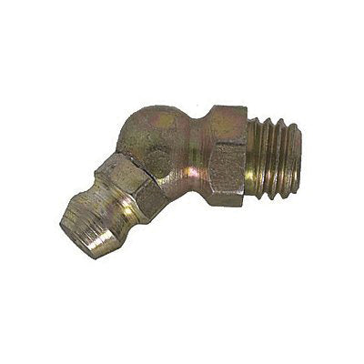 Au-ve-co® 15141 Grease Fitting, M8x1.25 Thread, Plated, 23 mm OAL
