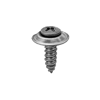 Au-ve-co® AuvecoPak AP11791 Tapping Screw With Countersunk Washer, #10 Thread, 3/4 in OAL, Phillips Oval, Sems® Head
