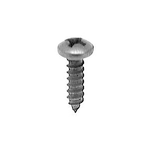 Au-ve-co® 11917 Tapping Screw, #6 Thread, 1/2 in OAL, Phillips Pan Head, Black Oxide