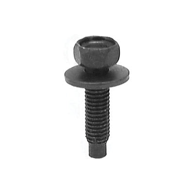 Au-ve-co® 12232 Bolt, System of Measurement: Metric, M5x0.8 Thread, 20 mm L, Hex, Sems® Head, 8 mm Head