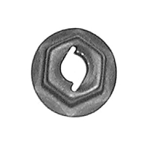 Au-ve-co® 12253 Thread Cutting Nut, System of Measurement: Metric, 10 mm Width Across Flat, Phosphate-Coated