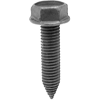 Au-ve-co® 12343 Body Bolt, System of Measurement: Metric, M8x1.25 Thread, 35 mm L, Hex Washer Head, 13 mm Head