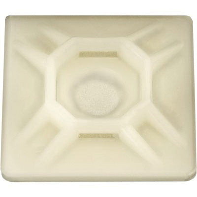Au-ve-co® 12361 Plain Cable Tie-Mount With Adhesive