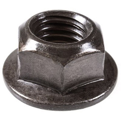 Au-ve-co® 12519 Hex Flange Lock Nut, 5/8-11 Thread, Coarse Thread, Oil/Phosphate-Coated