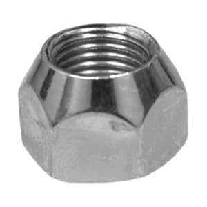 Au-ve-co® 12523 Wheel Nut, System of Measurement: Imperial, 1-1/8-16 Thread, 1-1/2 in Width Across Flat, 7/8 in H, Zinc