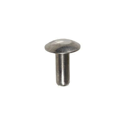 Au-ve-co® 12529 Brazier Head Rivet, 3/16 in, 1/2 in L, Aluminum