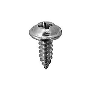 Au-ve-co® 12739 Tapping Screw, System of Measurement: Metric, M4.2x1.41 Thread, 12 mm L, Washer Head, Pozi Drive