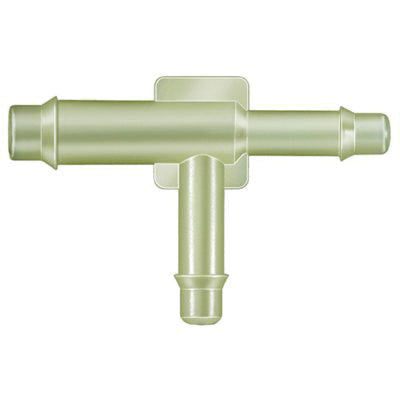 Au-ve-co® 12919 Tee Connector, 1/4 in 3/16 in 3/16 in, Nylon