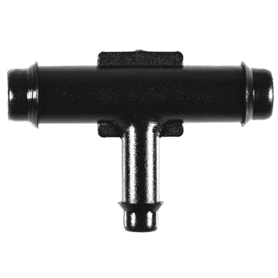 Au-ve-co® 12921 Tee Connector, 3/8 in 3/8 in 1/4 in, Nylon