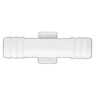 Au-ve-co® 12934 Straight Connector, 3/8 in 3/8 in, Nylon