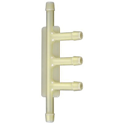 Au-ve-co® 12949 5-Way Tee Connector, 3/16 in 3/16 in 3/16 in 3/16 in, Nylon