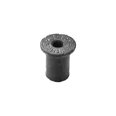 Au-ve-co® 13006 Well Nut With Captive Brass Nut, System of Measurement: Imperial, #6-32 Thread, Neoprene