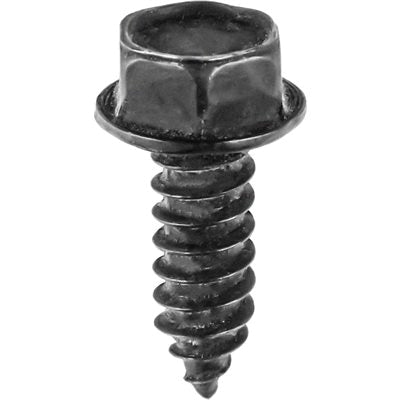 Au-ve-co® 13021 Tapping Screw, System of Measurement: Imperial, #14 Thread, 3/4 in L, Hex Washer Head, Phosphate-Coated