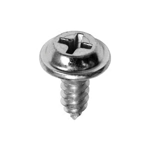 Au-ve-co® AP13027 Screw, System of Measurement: Imperial, #10 Thread, 1/2 in L, Flat Top Washer Head, Phillips® Drive