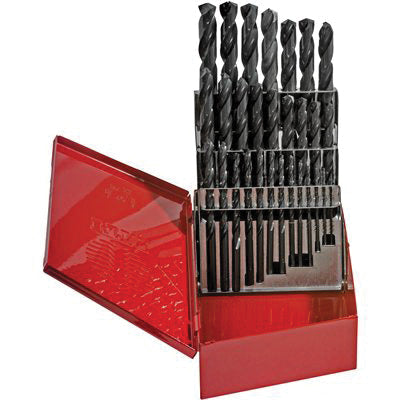 Au-ve-co® 13136 Drill Set, 1/16 in Min Drill Bit, 135 deg Point, 29 -Piece
