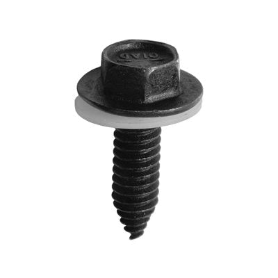 Au-ve-co® 13231 Body Bolt, System of Measurement: Imperial, 1/4-20 Thread, 7/8 in L, Hex Washer, Sems® Head