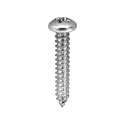 Au-ve-co® 13270 Tapping Screw, #8 Thread, 3/4 in OAL, Phillips Pan Head, Stainless Steel