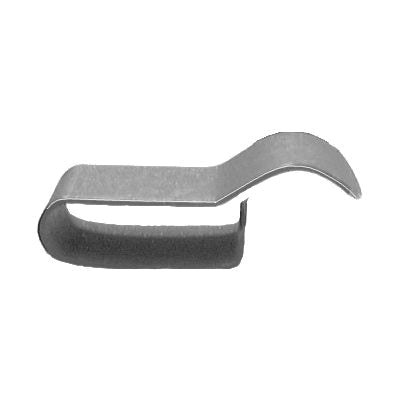 Au-ve-co® 1341 Wire Loom Clip, 3/16 in Conduit/Cable, Metal, Black